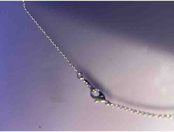 BEAUTIFUL CRYSTAL OVAL NECKLACE