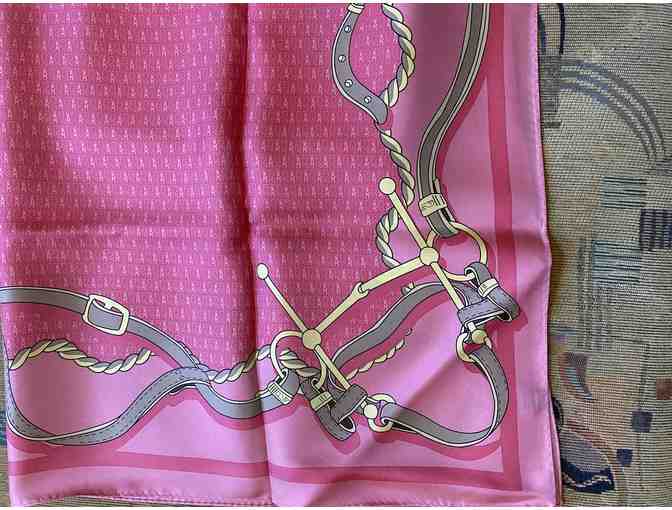Vineyard Vines Pink Equestrian Scarf