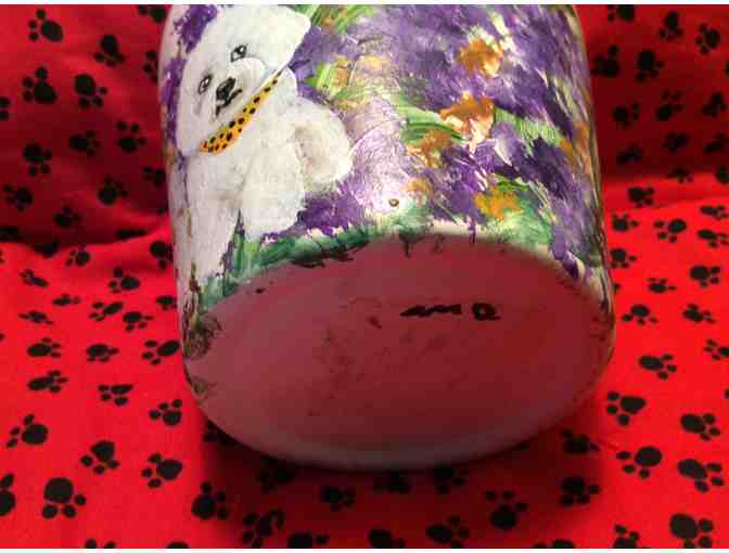 Small Bichon Flower Pot