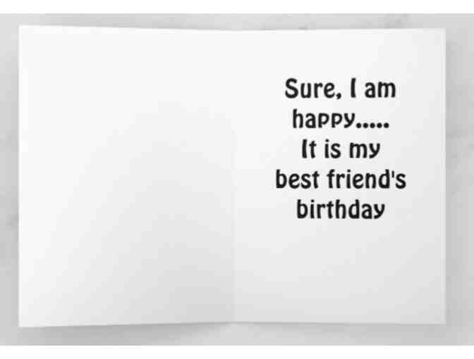 Bichon Happy Face Birthday Card