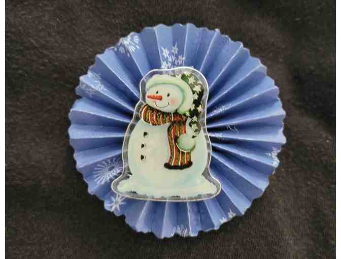 Snowman magnet