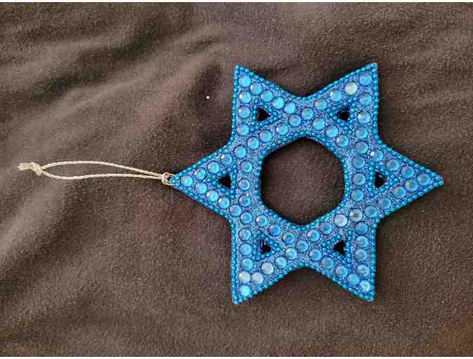 Blue Hanukah Star decoration