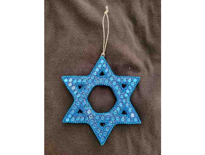Blue Hanukah Star decoration