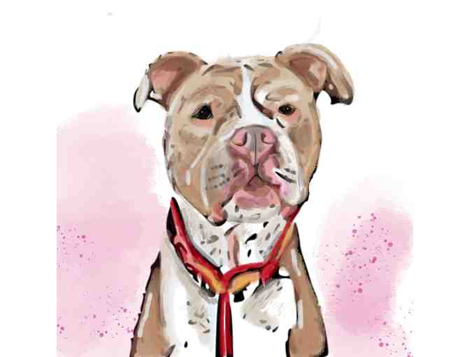 Personalized Pet Portrait From Your Photo