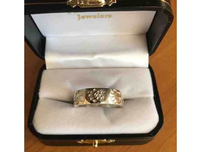 Sterling Silver Paw Print Ring - New!
