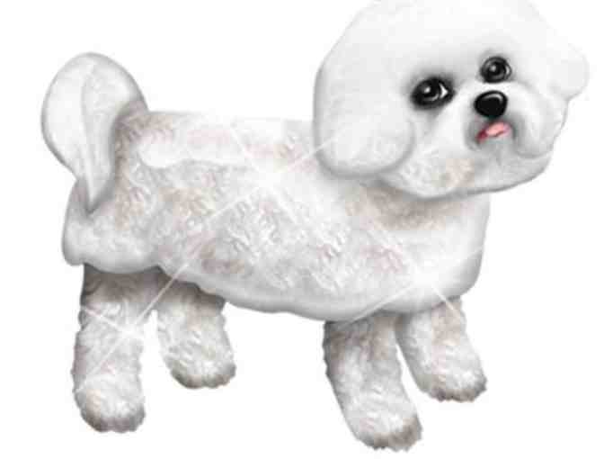 Bradford Exchange 'Playful Pup' Bichon Sterling Necklace