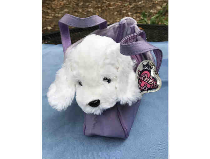 Bichon Puppy and Carrier Purse