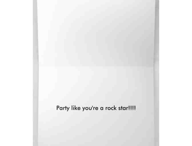Rock Star Birthday Card