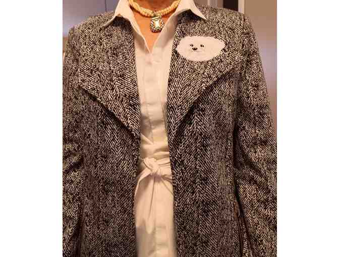 Blazer with Bichon Head