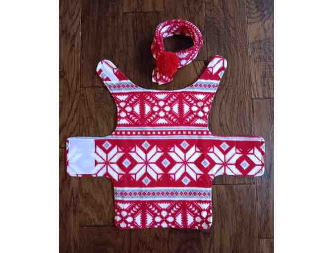 Dog Christmas Sweater-Scarf