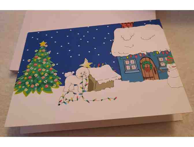 Bichon Frise Christmas Cards
