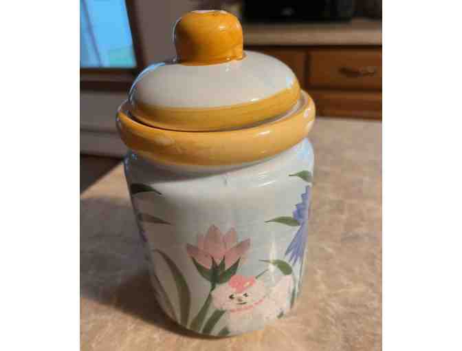 Painted Bichon Jar
