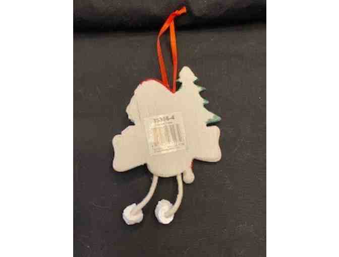 Dangling Leg Bichon Ornament