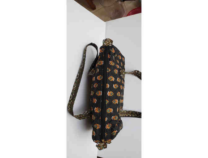 Americana by Sharif brown quilted handbag