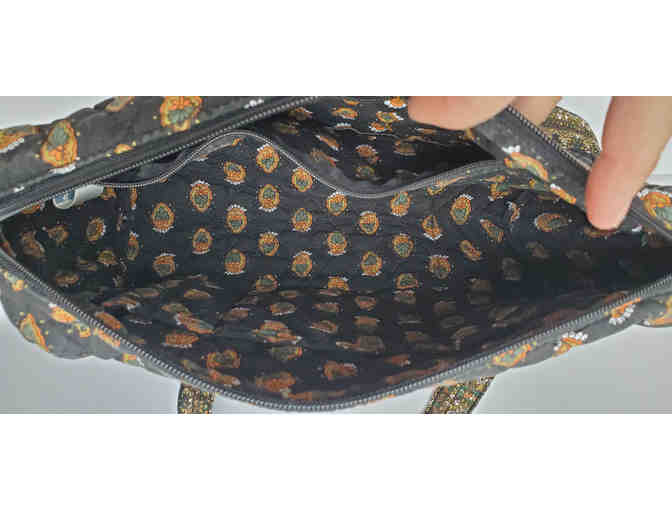 Americana by Sharif brown quilted handbag