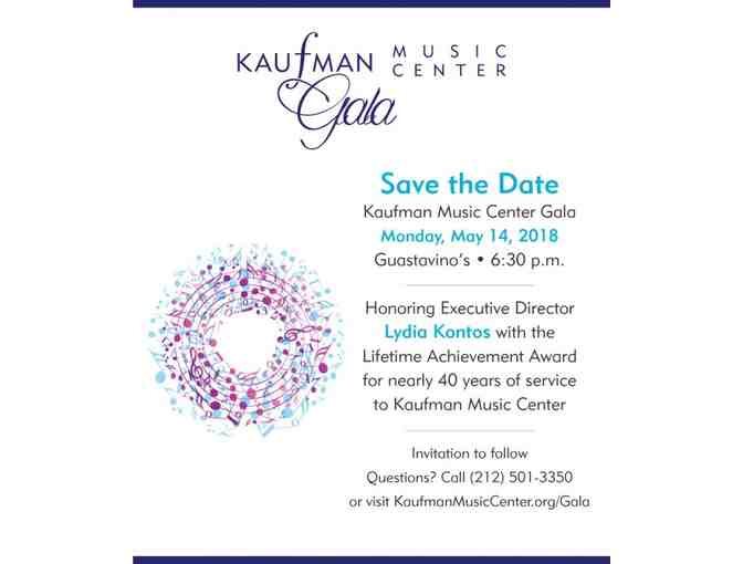 2 Tickets to KMC's Annual Gala, Honoring Lydia Kontos on May 14, 2018 - Photo 1