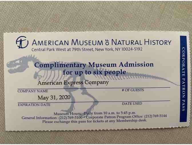 One Pass for museum of natural history