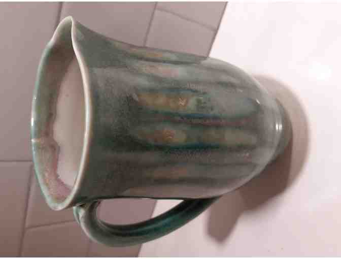 Homemade ceramic pitcher by HS Math Teacher Elli Simonen