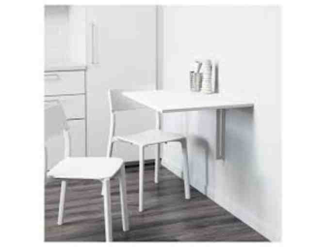 IKEA NORBERG Wall-mounted drop-leaf table with installation!