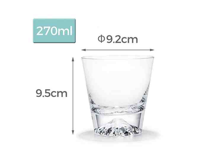Fuji Glass Fujisan Glass Rock Glass TG15-015-R