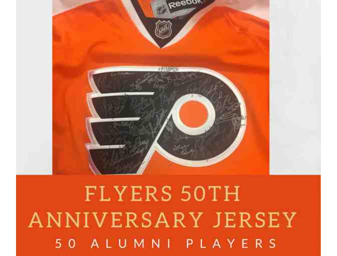 50th Anniversary Flyers Autographed Jersey - Photo 1