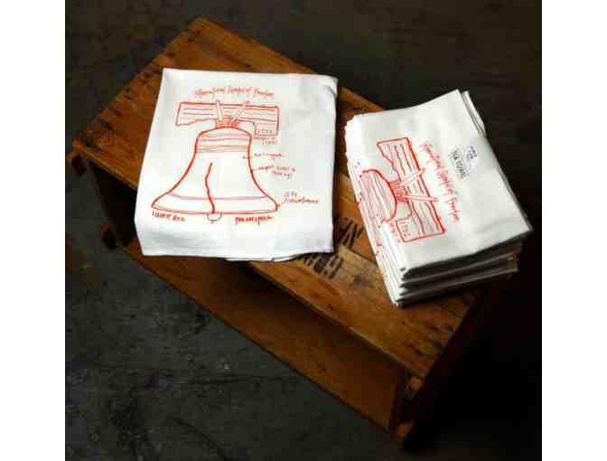 Philadelpha Hand-Drawn Tea Towels