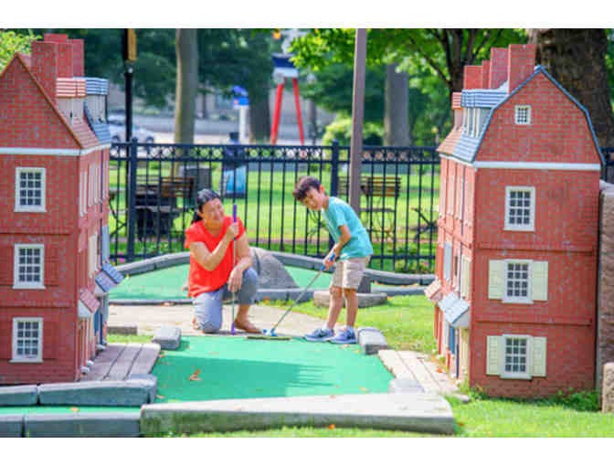 Family of Four Fun at Franklin Square