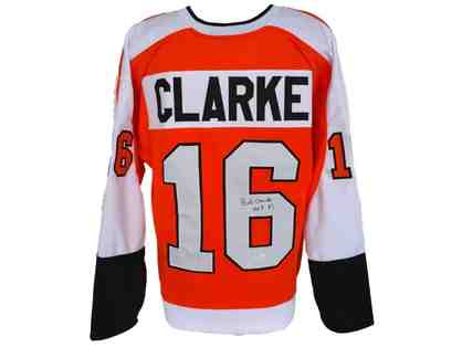 Bobby Clarke Philadelphia Flyers Autographed Jersey