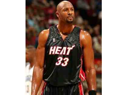 Alonzo Mourning Autographed Miami Heat Jersey
