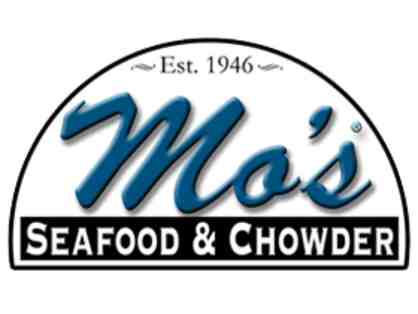 Mo's Seafood and Chowder Restaurant $25 Gift Certificate