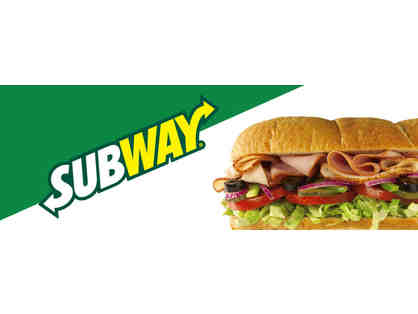 BUY IT NOW Subway $25 Gift Cards