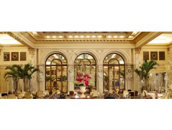 'Tea for Four in the World Famous Palm Court at the Plaza Hotel'