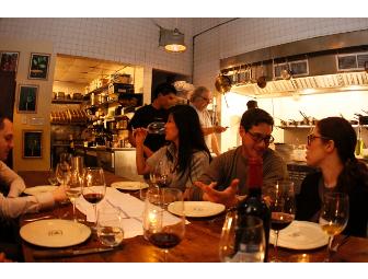 Chef Jonathan Waxman's Barbuto Chef's Seasonal Family Menu for 12 People with Wine Pairing