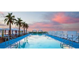 Gansevoort Miami Beach 2 Night Stay Including Breakfast for 2 + Dinner for 2 at STK Miami