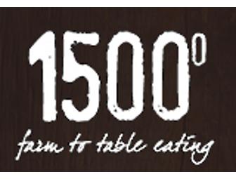 5 Course Chef Tasting with Wine Pairing for 4 at 1500 Degrees at the Eden Roc, Miami Beach