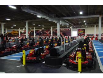 Four Gift Cards for Indoor Go Kart Racing at K1 Speed!