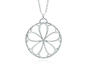 Dress up any Outfit with a Chic Tiffany & Co. Sterling Silver Pendant!