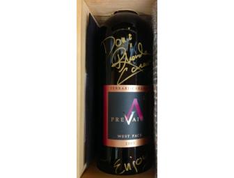 3L Signed Bottle of Ferrari-Carano 2005 PreVail West Face