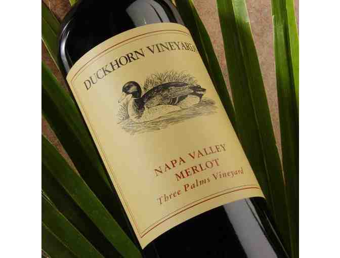 3-Liter bottle of Duckhorn Vineyards Napa Valley Merlot, Three Palms Vineyard