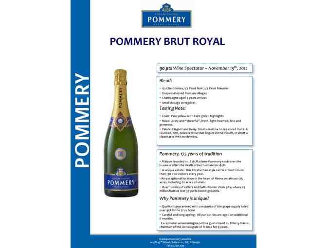 6L Champagne Pommery Brut Royal Mathusalem