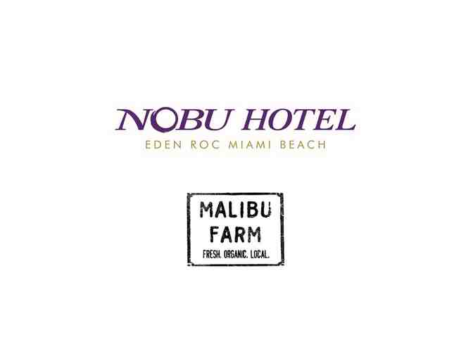 Dinner for two at Miami's Malibu Farm