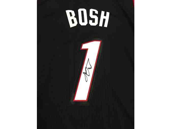 Signed Chris Bosh Jersey & 4 Miami HEAT Courtside Tickets