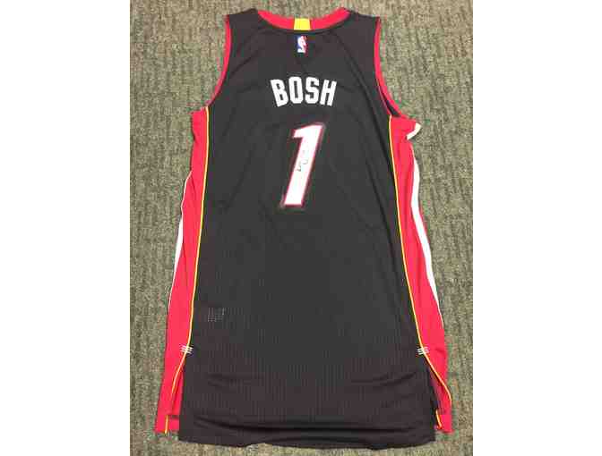 Signed Chris Bosh Jersey & 4 Miami HEAT Courtside Tickets
