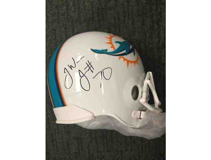 Miami Dolphins Ju'Wuan James Autographed Helmet