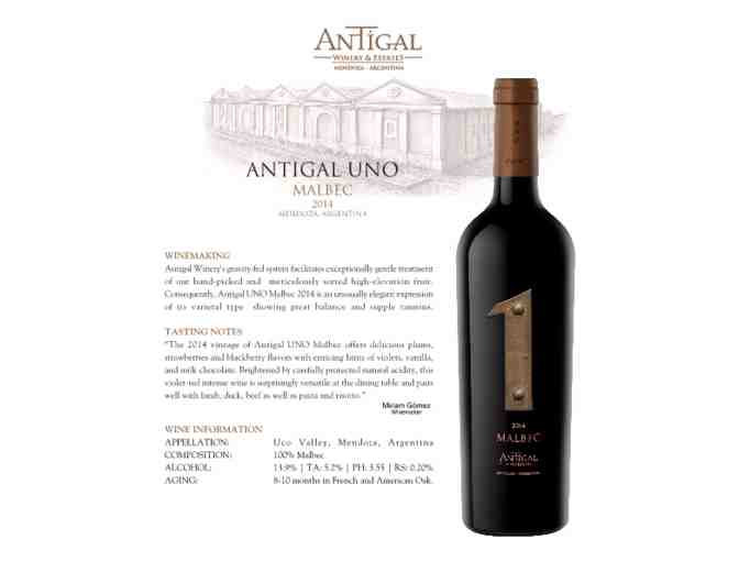 Antigal UNO Malbec 2014