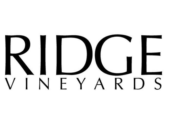 Ridge Vineyards (1) 3L bottle of 2010 Monte Bello