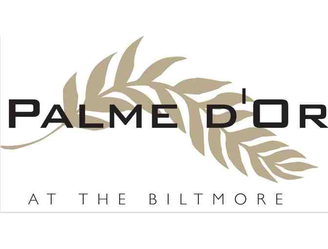 Dinner at Palme d'Or, Coral Gables for Six (6) Guests including Sommelier Wine Pairings