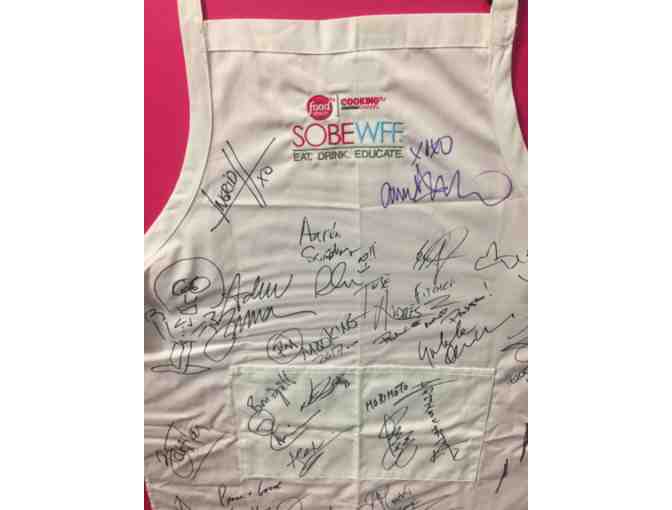 Celebrity Chef Signed Chef Works Apron From 2017 SOBEWFF