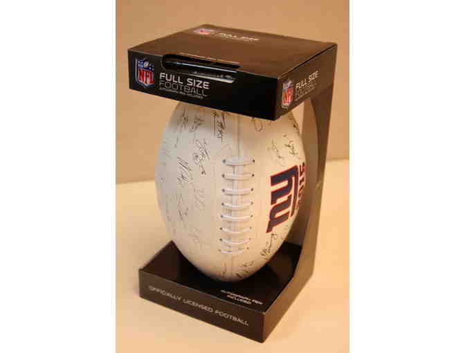 Autographed New York Giants Collector's Football