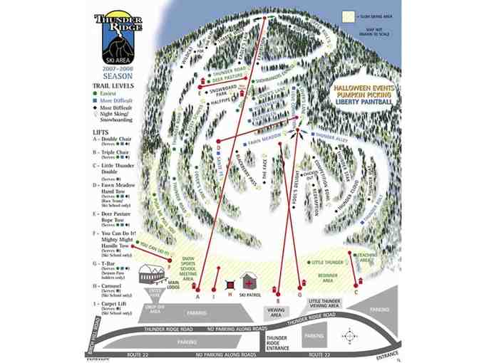 2 Lift Tickets to Thunder Ridge Ski Area
